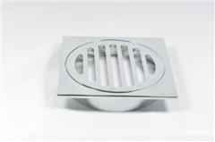 63984 100mm SQUARE FL GRATE TO PVC C/P